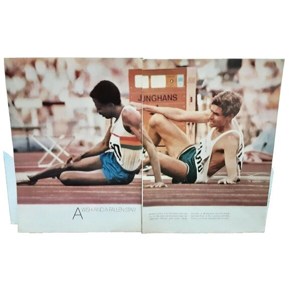 Other - 1974 Jim Ryun and Billy Fordjour Collision Run Picture Sports Illustrated